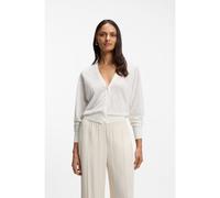 BOSS Cardigan en lin et coton avec devant boutonné - Style Farcisox, 50562966 Blanc XL
