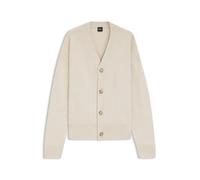 BOSS Cardigan Relaxed en laine vierge - Style C-Ucone, 50555120 Naturel XXL