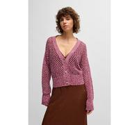 BOSS Cardigan réversible à la structure ajourée - Style C_Fontana, 50531514 Rose S