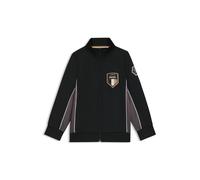 BOSS Cardigan zippé en coton mélangé avec badge logoté pour enfant - Style J52690/09B04A, J52690 Noir 126