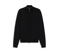 BOSS Cardigan Zippé en Laine Mérinos Extra-Fine