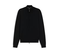 BOSS Cardigan zippé en laine mérinos extra-fine - Style Balonso, 50468254 Noir L