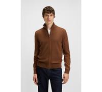 BOSS Cardigan zippé en laine vierge - Style H-Illarione, 50543153 Marron S