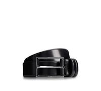 Hugo Boss Ceinture Carmello en cuir au tannage végétal détail métal acier Noir 115 cm Homme