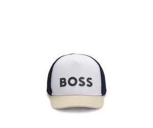 BOSS Casquette color block avec logo imprimé pour enfant - Style J51696/10P42, J51696 Blanc 42