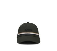 BOSS Casquette d’équitation en coton à logo brodé - Style CAP TAPE PINE GROVE, B7U1602 Vert sombre 55