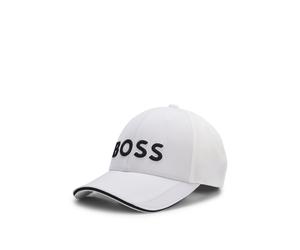 BOSS Casquette en maille piquée à six panneaux et logo brodé - Style Cap-US-1, 50519247 Blanc pcs.