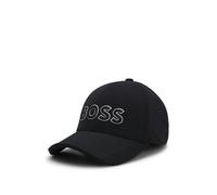 BOSS Casquette en maille piquée à six panneaux et logo brodé - Style Cap-US-1, 50519247 Noir pcs.