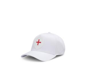 BOSS Casquette en twill brillant à logo avec écusson du drapeau national - Style Poulin-BC D'LUX-Flag, 50562802 Angleterre pcs.
