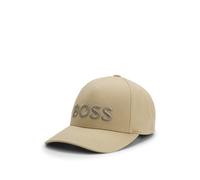 BOSS Casquette en twill de coton à logo brodé - Style Seth-Boss, 50556418 Beige pcs.