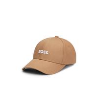 BOSS Casquette en twill de coton à logo brodé - Style Zed, 50495121 Beige pcs.