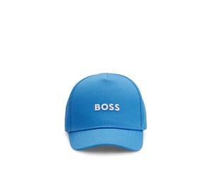 BOSS Casquette en twill de coton à logo imprimé contrastant pour enfant - Style J51693/84B44, J51693 Bleu 42