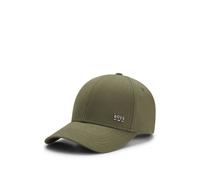 BOSS Casquette en twill de coton à rayures emblématiques - Style Zed-BOSS-ME, 50555479 Olive pcs.