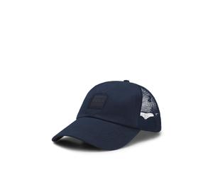 BOSS Casquette en twill de coton avec côtés en mesh - Style Derrel-Trucker-PL, 50566261 Bleu foncé pcs.