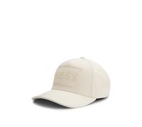 BOSS Casquette en twill de coton avec logo artistique d’inspiration tennis - Style Pyer-Tennis-Of-Court, 50544418 Blanc pcs.