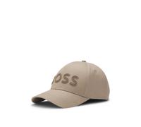 BOSS Casquette en twill de coton avec logo structuré - Style Pyer-Golf-Terrace, 50560379 Beige pcs.