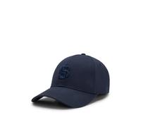 BOSS Casquette en twill de coton avec monogramme Double B brodé - Style Zed-B-Icon, 50533299 Bleu foncé pcs.