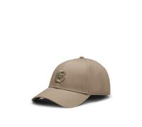 BOSS Casquette en twill de coton avec monogramme Double B brodé - Style Zed-B-Icon, 50533299 Brun chiné pcs.