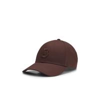 BOSS Casquette en twill de coton avec monogramme Double B brodé - Style Zed-B-Icon, 50533299 Marron foncé pcs.