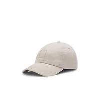 BOSS Casquette en twill de coton avec patch logo - Style Derrel-PL, 50535555 Gris chiné pcs.