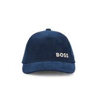 BOSS Casquette en velours de coton à logo brodé pour enfant - Style J52717/84952, J52717 Bleu foncé 58