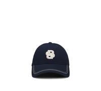 BOSS Casquette équestre en coton à monogramme Double B - Style CAP LEATHER BB ORCHID, B7U1601 Bleu foncé 57