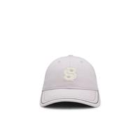 BOSS Casquette équestre en coton à monogramme Double B - Style CAP LEATHER BB ORCHID, B7U1601 Violet clair 55