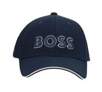 Boss - Casquette Piqué Tricot à Six Pans - Homme - Accessoires - Bleu - Taille: ONE Size