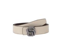BOSS Ceinture 'B_Icon' écru / chocolat, Taille 95