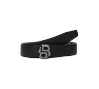 BOSS Ceinture réversible en cuir italien avec boucle à monogramme Double B - Style B_Icon-Gr-St_Sr35, 50529609 Noir 95