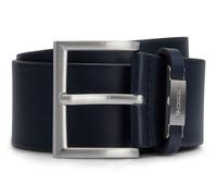 BOSS Ceinture bleu foncé en cuir pour homme - Connio Leather Belt Dark Blue 234950 115 cm