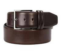 BOSS Ceinture brun foncé en cuir pour homme - Carmello Leather Belt Dark Brown 239586 110 cm