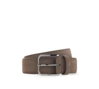BOSS Ceinture Business en cuir avec boucle de couleur acier polie - Style Madison-B1_SdGm_Sz35, 50574430 Beige 120