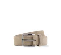 BOSS Ceinture Business en cuir avec boucle de couleur acier polie - Style Madison-B1_SdGm_Sz35, 50574430 Beige clair 100