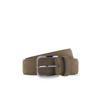 BOSS Ceinture Business en cuir avec boucle de couleur acier polie - Style Madison-B1_SdGm_Sz35, 50574430 Vert sombre 95