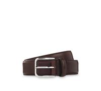 BOSS Ceinture Business en cuir avec boucle en argent poli - Style Madison-B1_VLSt_Sz35, 50558700 Marron foncé 80