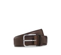 BOSS Ceinture Business en cuir avec boucle en argent poli - Style Madison-B1_VLSt_Sz35, 50558700 Marron foncé 105