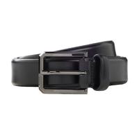 BOSS Ceinture en cuir lisse avec boucle gravée couleur acier - Style Caleb-Gm_Sz30, 50558704 Noir 90
