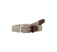 BOSS Ceinture 'Clorio' beige / marron / argent, Taille 95
