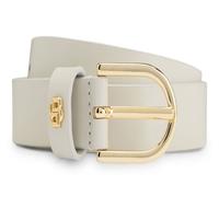 BOSS Ceinture crème en cuir pour femme - Scarlet Sz25 Belt Cream White 299368 70 cm
