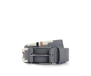BOSS Ceinture de polo à motif brodé - Style POLO BELT SIGNATURE, B4G2201 Gris 75
