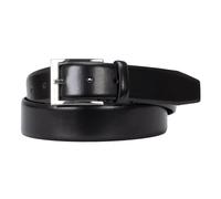 BOSS Ceinture Elloy noir – boucle logotée – confectionnée en Italie – Taille 85