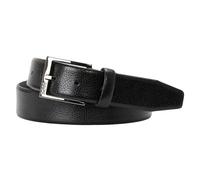 BOSS Ceinture en cuir italien grainé avec boucle logo - Style Elloy_Sz35, 50541158 Noir 80