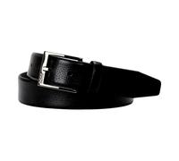 Hugo Boss Ceinture Elloy Sz35 en cuir italien grainé boucle logo noir 90 cm Homme
