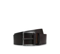 BOSS Ceinture en cuir avec boucle logotée - Style Jeeko_Sz40, 50541165 Marron foncé 95