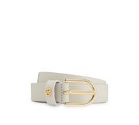 BOSS Ceinture en cuir avec breloque double B - Style Scarlet-BB-G_Sz25, 50536991 Naturel 75