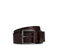 BOSS Ceinture en cuir avec logo et garniture en ruthénium foncé - Style Jeeko_Sz40, 50481096 Marron foncé 110