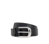 BOSS Ceinture en cuir grainé italien avec boucle à ardillon lisse - Style Anna Belt 3 cm N., 50541161 Noir 75