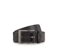 BOSS Ceinture en cuir grainé italien avec boucle à ardillon lisse - Style Elloy-Gr_Sz35, 50553210 Marron foncé 90