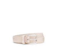 BOSS Ceinture en cuir italien avec boucle à ardillon - Style Navya-W-St_Sz25, 50558768 Beige clair 95